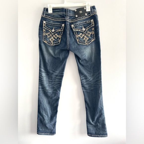Miss Me Signature-Rise Skinny Blue Jeans - Picture 5 of 8